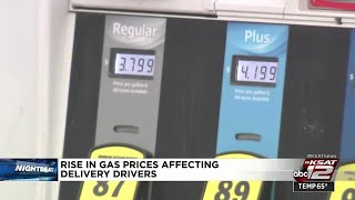 Rideshare, food delivery drivers making less money with rising gas prices