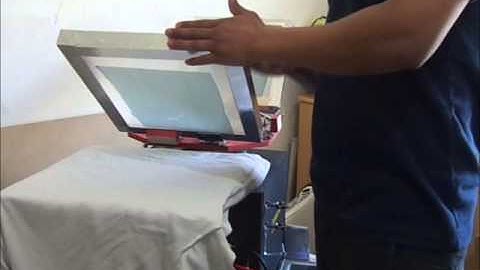 screen printing 4 color carousel all in one unit by crown prints