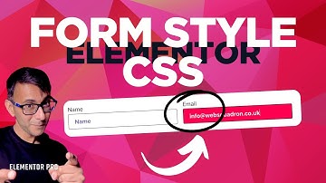 Styling van Elementor-formuliervelden - Gratis CSS