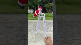 Santa Climbing Stairs Christmas Toys #kibtoys  #toys #toy #christmastoy #cute  #funny