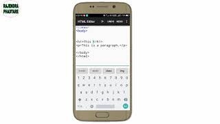 How To Run HTML Code in Android