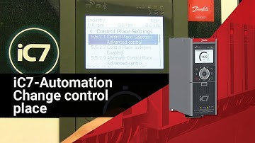 How to change control place on the iC7-Automation