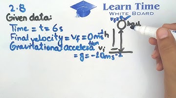 9th class physics Chapter 2 Numerical 2.8
