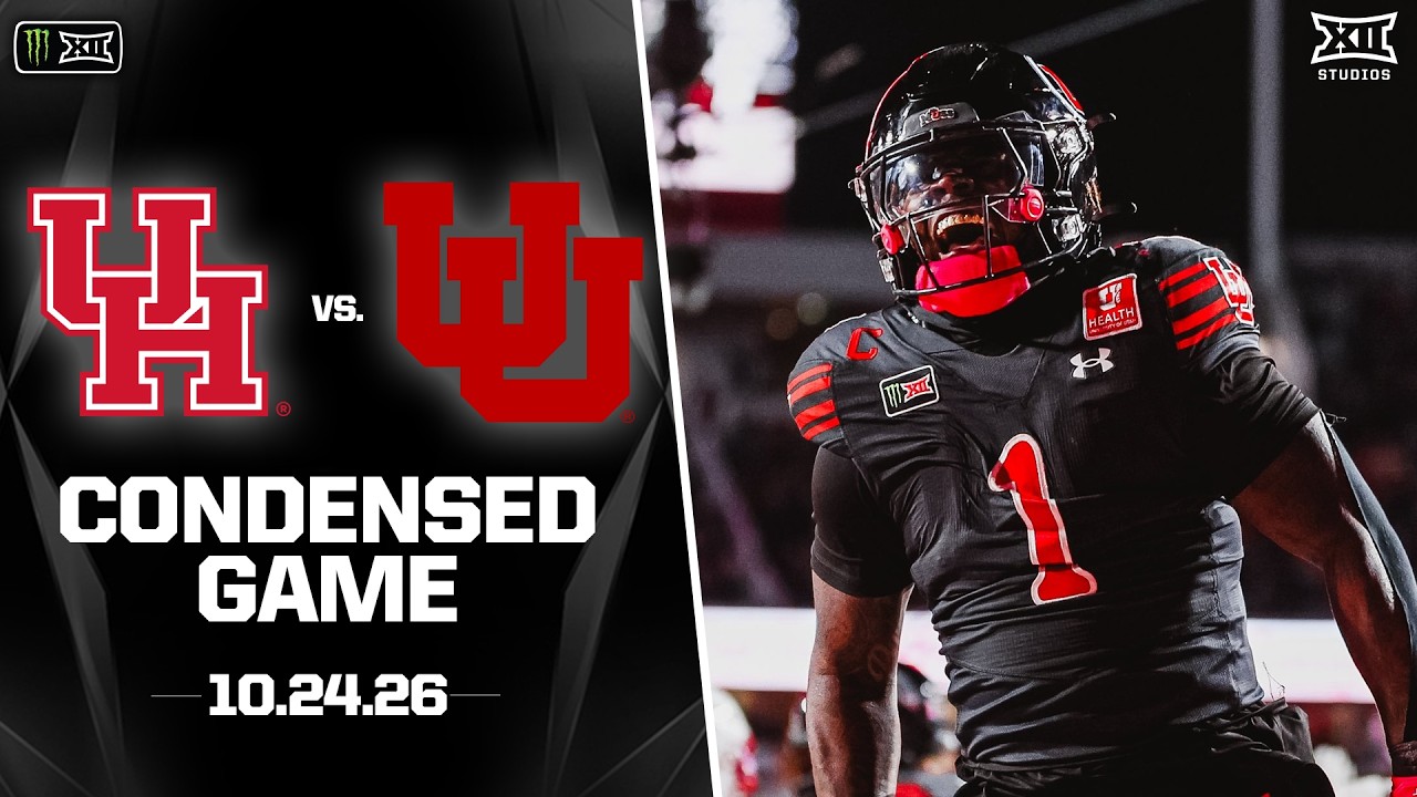 #14 Houston vs. #10 Utah Condensed Game | 2026 Monster Energy Big 12 Football