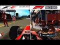 F1 Game Comparison (2009 - 2020 PIT Stop Gameplay Comparison)