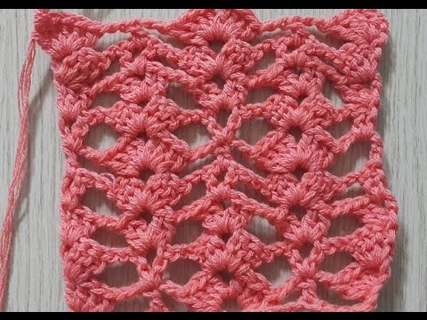 코바늘 그물 베스트 무늬 뜨기-신디니트 /crochet net vest