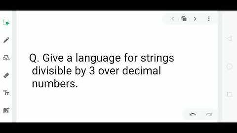 Language for decimal number divisible by 3 in TCS