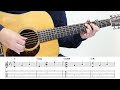 【TAB】ノクターンOp.9-2/ショパン 初心者向けソロギター