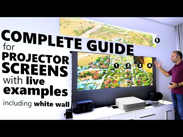 Video Summary - Choosing a Projector Screen Material - THE ULTIMATE GUIDE