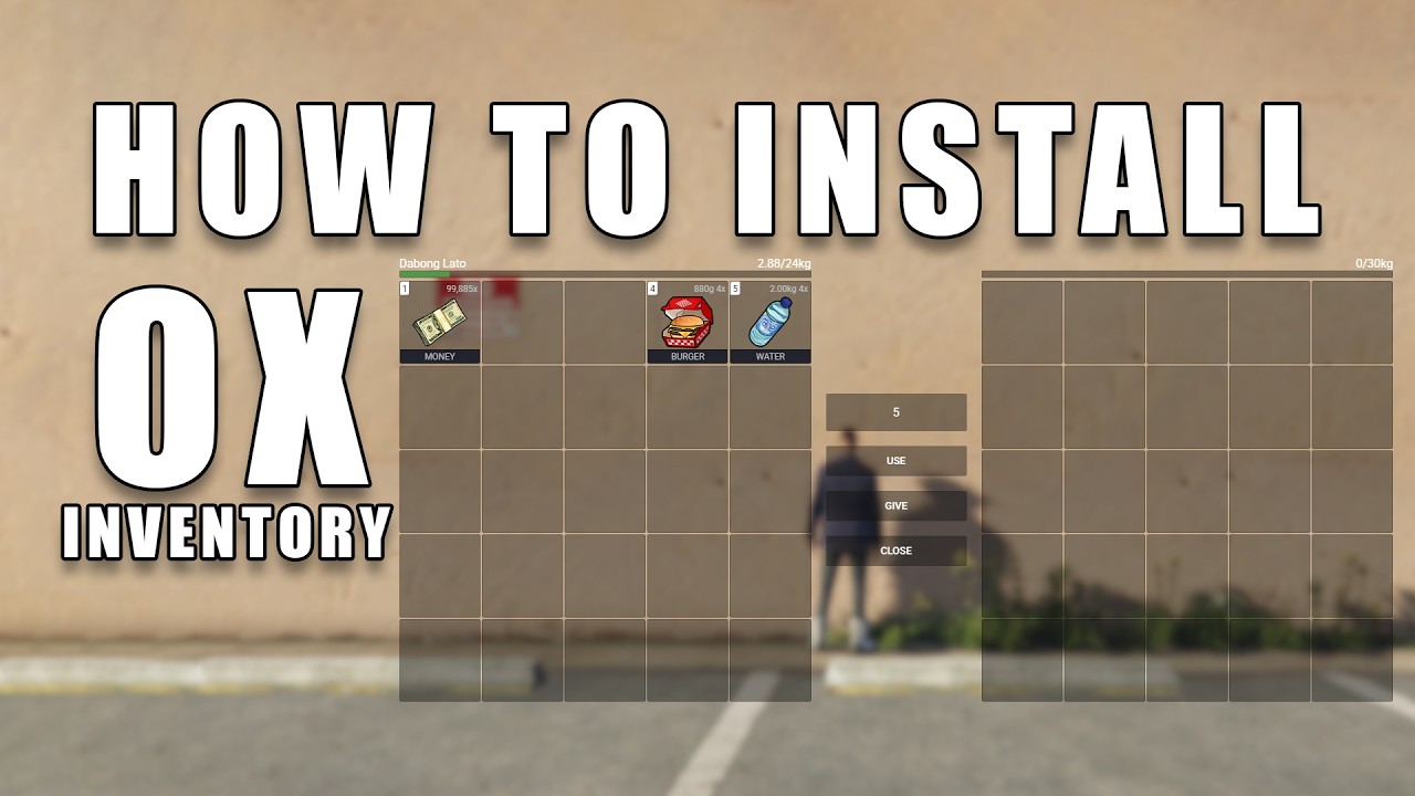 Ox Psp Tutorial How to Install Ox_inventory for Esx 2026 - Beginners Guide - Step by ...