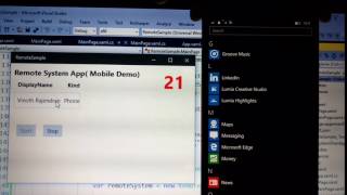 Launch remote app in Universal Windows Program