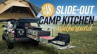 Custom SlideOut Camp Kitchen  Full Walkaround