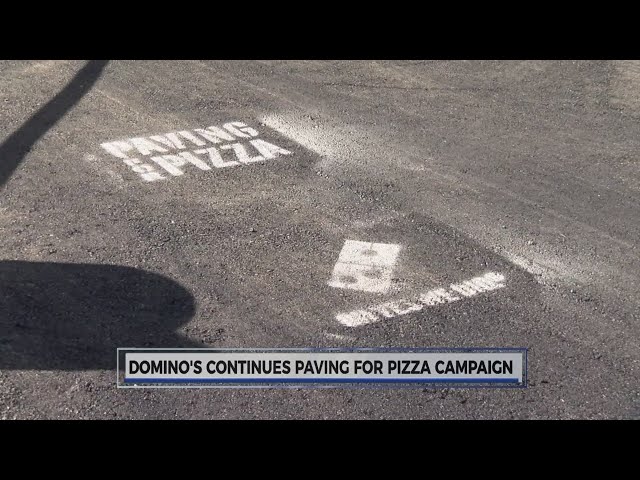 Domino’s Paving for Pizza project hits the City of Jackson class=