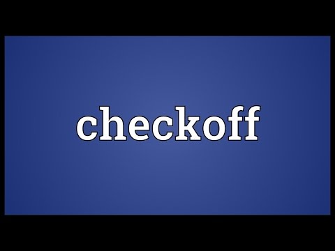 Header of checkoff