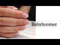 Babyboomer, întreținere unghii cu gel cu schimbarea formei și arhitecturii