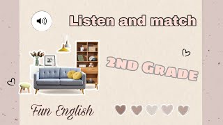Listen and match ~ Unit 5 ~ Fun English