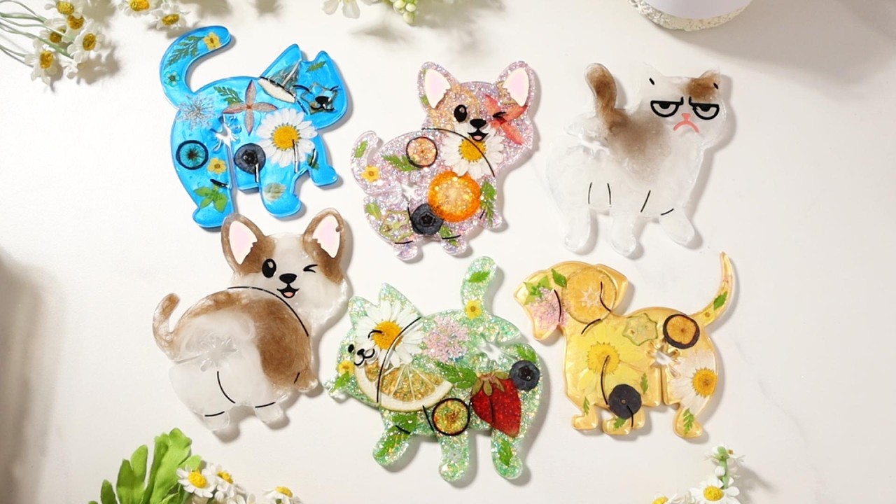 Animal Bread Clip Resin Molds