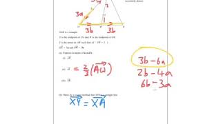 Summer 2017 IGCSE 4HR Q21 Vectors
