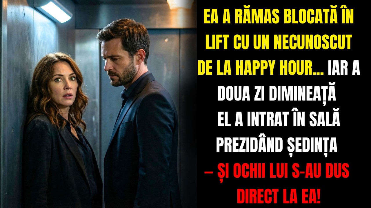 🔥 A RĂMAS BLOCATĂ ÎN LIFT CU NECUNOSCUTUL DE LA HAPPY HOUR... A DOUA ZI, EL PREZIDA ȘEDINȚA!