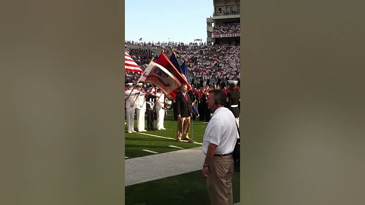 Jos Milton sings the National Anthem