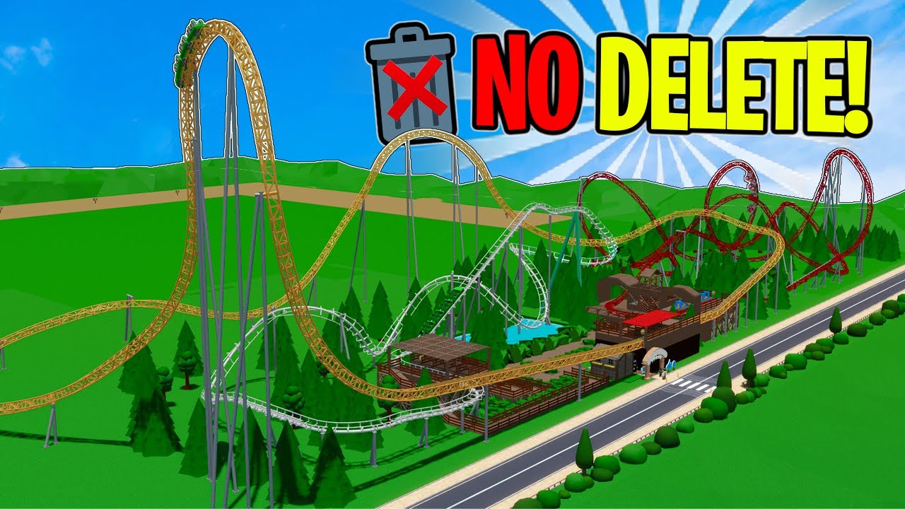Building in Theme Park Tycoon 2 But I can NOT Delete ANYTHING