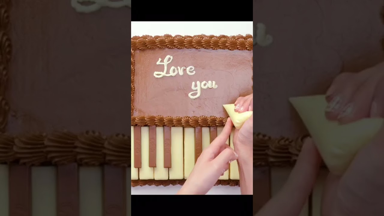 For Piano Lovers! Piano Cake Decoration 