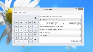 windows 8 Calculator Advanced Feature