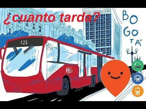 ¿como saber cuanto tarda un TRANSMILENIO en llegar a una estación? Aplicación de frecuencias  MOOVIT