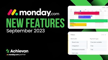 monday.com New Features for September 2023