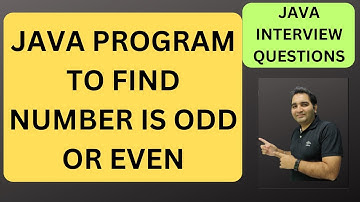 14. Java Program to Find Odd Number| Java Interview Questions | RD Technical Learning