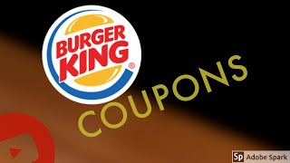 BURGER KING COUPONS | USE THE APP