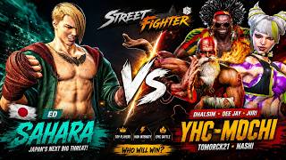 SF6 | Sahara No.1 Ranked (ED) vs Pro Players | YHC-Mochi / Tomorock21 / Nashi 🎮 High-Level Gameplay