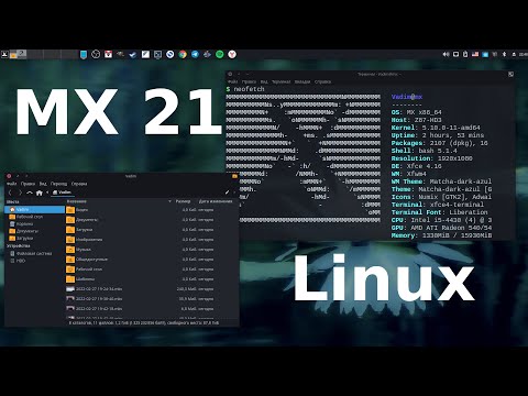 MX Linux 21 XFCE - debian без systemd после установки, настройка, тест игр