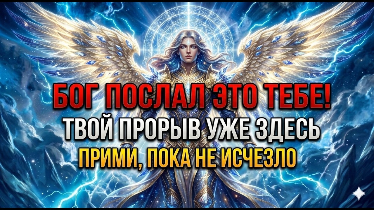 🔴 ОСТАЛОСЬ ВСЕГО 30 СЕКУНД — АРХАНГЕЛ МИХАИЛ ГОВОРИТ: БОГ ПОСЛАЛ ЭТО ТЕБЕ! ТВОЙ ПРОРЫВ УЖЕ ЗДЕСЬ....