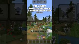 TOP 3 BEST LOW END SHADERS for MCPE 1.21+ #shaders #minecraftshaders #shadersmcpe #realisticshaders