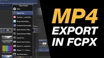 Final Cut Pro: Export an MP4 / MPEG4 from Final Cut Pro