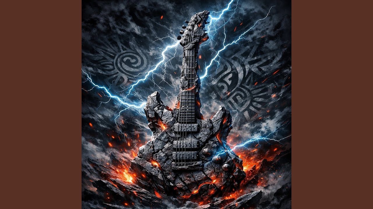 Stone Guitar Fury the Tribal Echo of Flint Rock