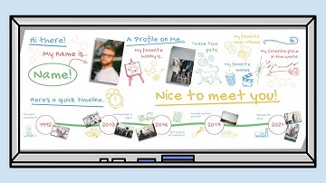 Personal Introduction Video Template - Whiteboard Style | VideoScribe