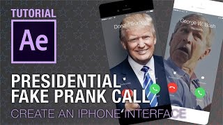 Fun Prank / Fake call with Donald Trump or other celebrities - After Effects Tutorial screenshot 5