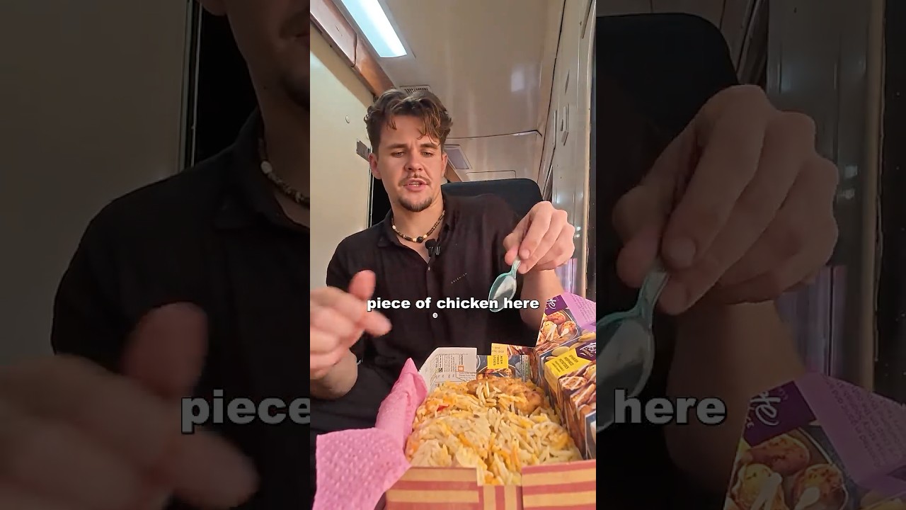 $1 Biriyani in the Train 🍛 #usa