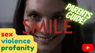 PSYCHOLOGICAL HORROR MOVIE😱: SMILE (2022) | 📜REVIEW FOR PARENTS GUIDE AND RATINGS