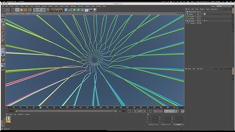 Camera Following Vibrator Tracer Tail in Cinema 4D Tutorial