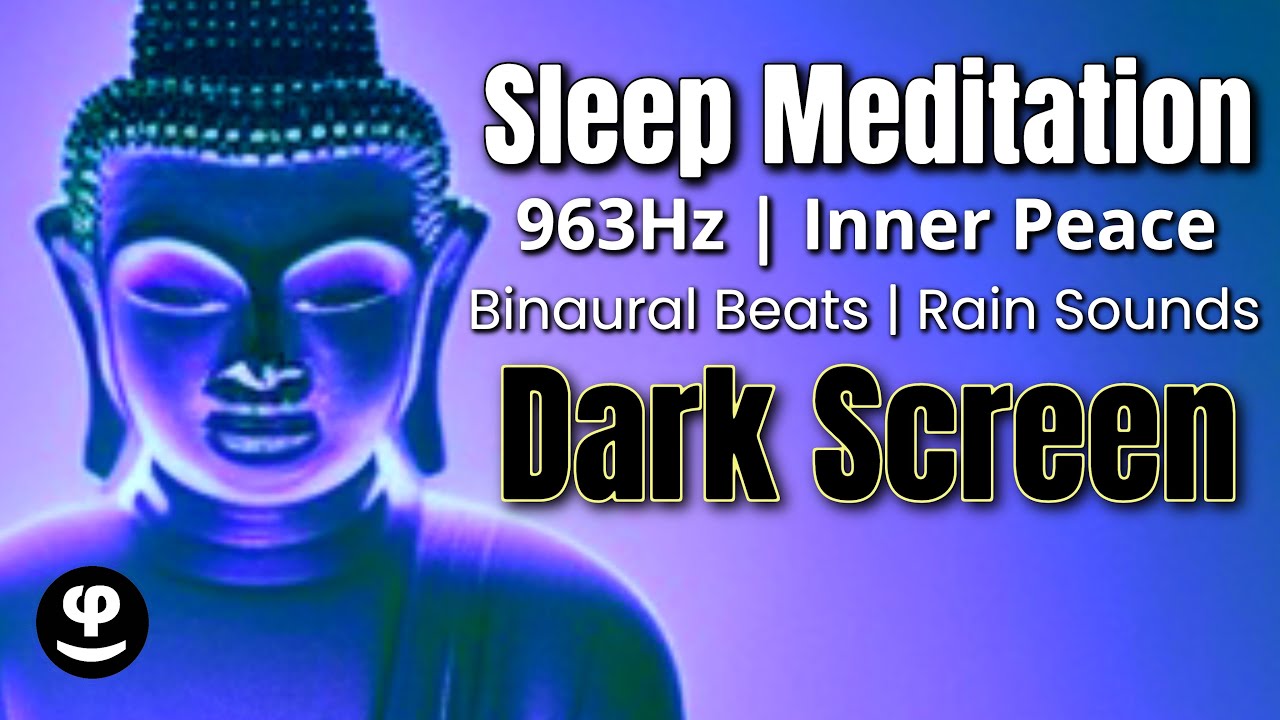 Deep Sleep | Calming Rain | 963Hz | Binaural Beats - YouTube