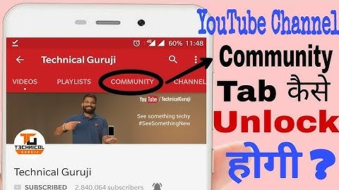 Unlock Community or Discussion tab On YouTube Channel. only for YouTubers.