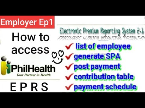 Employer Philhealth EPRS || Electronic Remittance