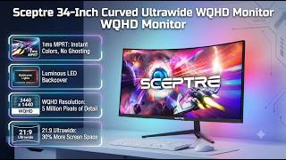 Sceptre 34-Inch Curved Ultrawide WQHD Monitor (3440 × 1440) Review