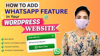 Add WhatsApp Chat to Your WordPress Website in Minutes | Whatsapp Feature in Website | Webdesign |