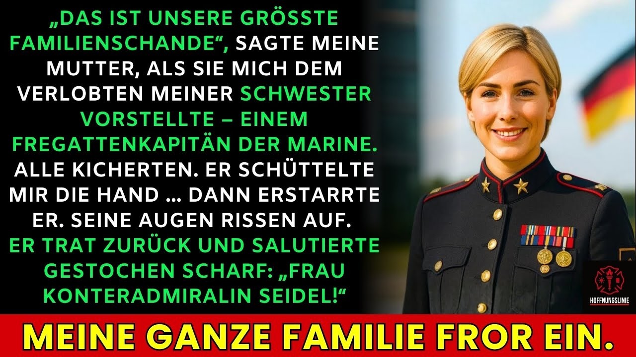 Sie verspotteten mich auf der Verlobungsfeier – bis der Marine-Offizier salutierte