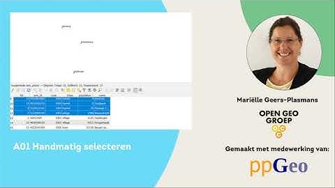 A01 Handmatig selecteren