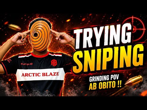 TRYING SNIPING❗GRINDING POV: AB OBITO !!#freefire #madaraedit #trading #shortvideo #foryou..........